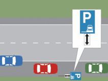 #921 DRPCIV: Care dintre cele trei autoturisme este parcat ...